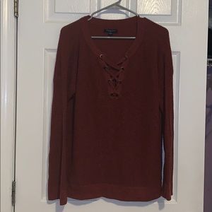 Burgundy long sleeve